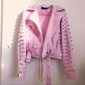 Pastel pink Killstar Jacket